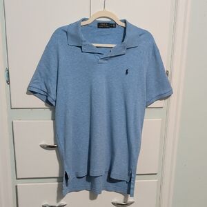 Polo by Ralph Lauren Men's Light Blue Polo Shirt
